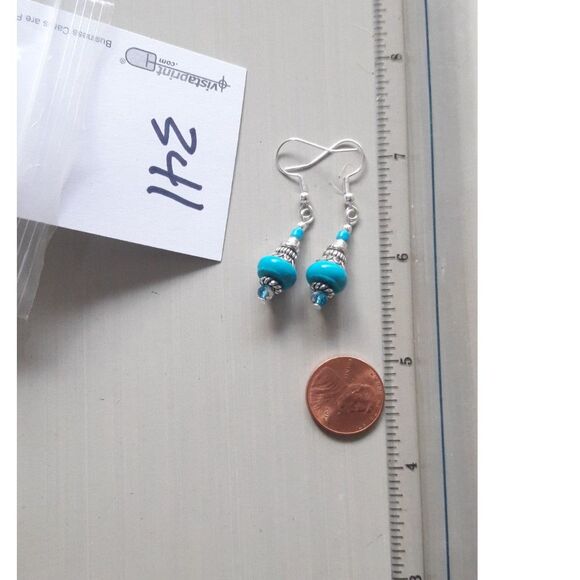 Artisan earrings  341#Fs NEW bohemian Genie in a bottle earrings dangle earrings - Picture 4 of 5